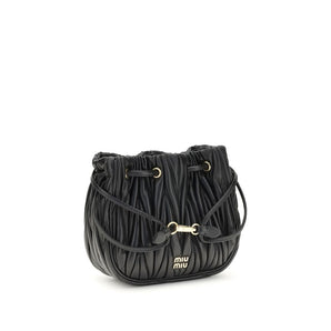 Miu Miu Matelassé nappa leather Pouch