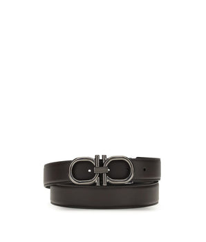 Ferragamo Brown Calf Leather Bos Taurus Regular Belt