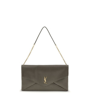 Saint Laurent Green Lamb Ovis Aries Aries Shoulder Bag