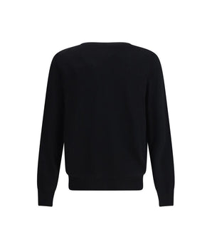 Alexander McQueen logo wool sweater