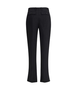 Alexander McQueen Black Wool Dress Pants