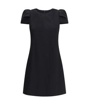 Alexander McQueen Black Wool Casual Dress