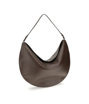 Jacquemus Brown Calf Leather Bos Taurus Shoulder Bag