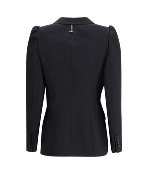 Alexander McQueen Black Wool Coat