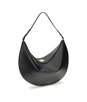 Jacquemus Black Calf Leather Bos Taurus Shoulder Bag