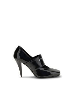 Givenchy Black Calf Leather Bos Taurus High Heel Pumps