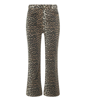 Ganni Multicolor Cotton Casual Pants