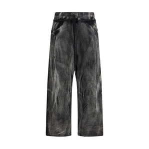R13 Pleated Cropped Track Pants