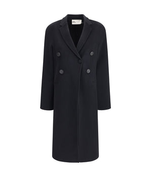 Tory Burch Black Wool Coat