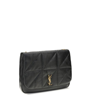 Saint Laurent Black Lamb Ovis Aries Aries Shoulder Bag