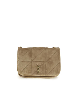 Saint Laurent Beige Calf Leather Bos Taurus Shoulder Bag