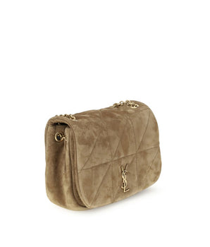 Saint Laurent Beige Calf Leather Bos Taurus Shoulder Bag