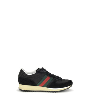 Gucci Black Polyamide Athletic Sneakers