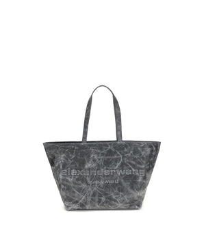 Alexander Wang Gray Leather Shoulder Bag
