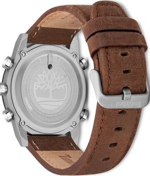 Timberland Brown Leather Digital Watch