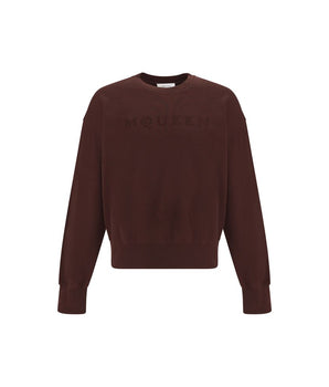 Alexander McQueen Brown Cotton Sweatshirt