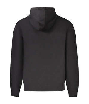 Guess Jeans Black Cotton Men Hoodie
