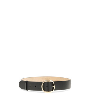 Gabriela Hearst Black Leather Regular Belt
