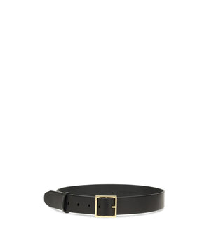 Gabriela Hearst Black Leather Regular Belt