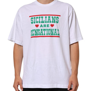Dolce & Gabbana White Graphic Print Cotton CrewNeck T-shirt