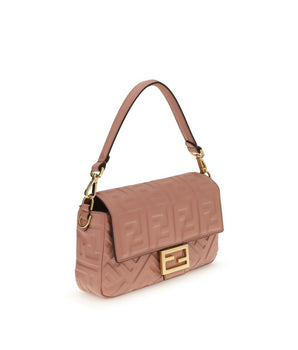 Fendi Multicolor Calf Leather Bos Taurus Shoulder Bag