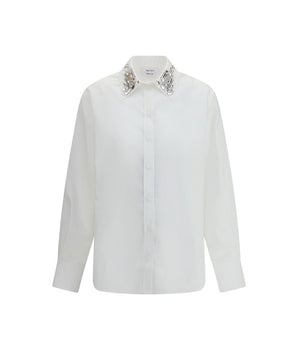 Alexander McQueen White Cotton Dress Shirt