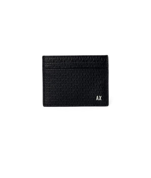 Armani Exchange Black Leather Wallet