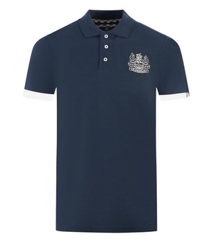 Aquascutum Blue Cotton Polo Shirt