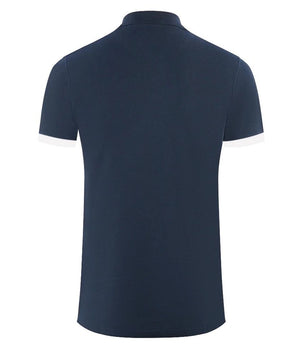 Aquascutum Blue Cotton Polo Shirt