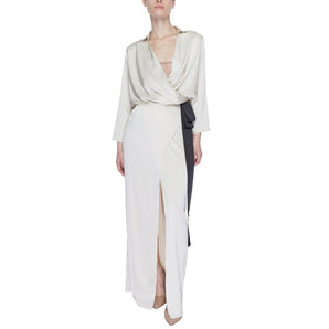 Sandro Ferrone Beige Polyester Long