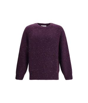 Brunello Cucinelli Purple Cashmere Sweatshirt