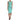 Dolce & Gabbana Green Viscose Sleeveless Sheath Midi Dress