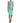 Dolce & Gabbana Green Viscose Sleeveless Sheath Midi Dress