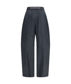 Alexander Wang Black Cotton Casual Pants