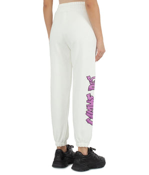 Comme Des Fuckdown White Cotton Women Sweatpant