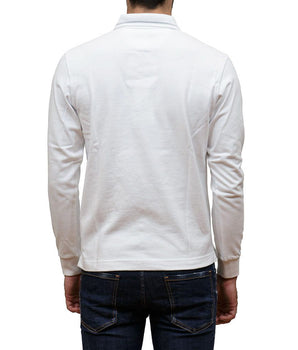La Martina White Cotton Polo Shirt