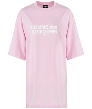 Comme Des Fuckdown Pink Cotton Dress