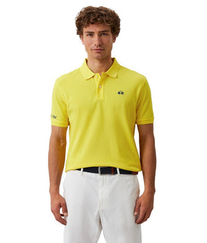 La Martina Yellow Cotton Polo Shirt