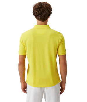 La Martina Yellow Cotton Polo Shirt
