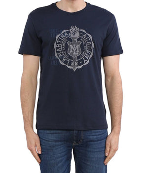 La Martina Blue Cotton T-Shirt