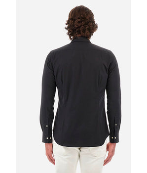 La Martina Blue Cotton Shirt