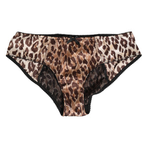 Dolce & Gabbana Multicolor Leopard Print Girdle Panty Underwear
