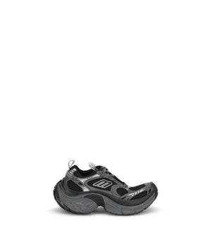 Balenciaga Black Polyethylene Athletic Sneakers