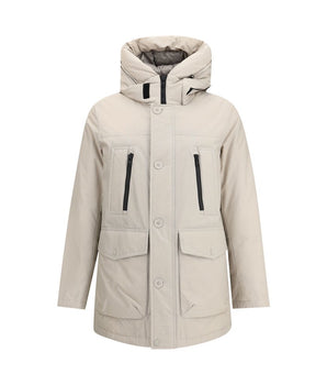 Woolrich Beige Cotton Parka