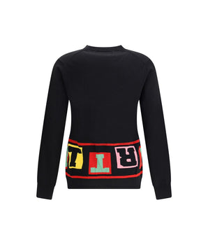 Comme Des Garçons Black Marabou Sweatshirt