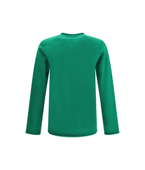 Comme Des Garçons Green Wool Sweatshirt