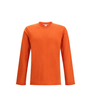 Comme Des Garçons Orange Wool Sweatshirt