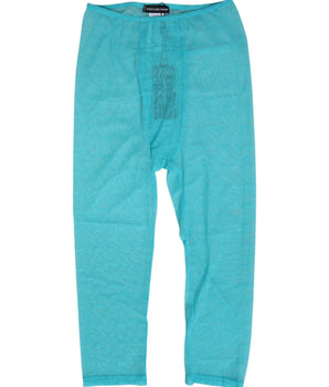 Dolce &amp; Gabbana Light Blue Logo Lace Tight Midi Pants Outfit