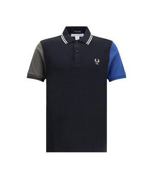 Comme Des Garçons Black Cotton Polo Shirt