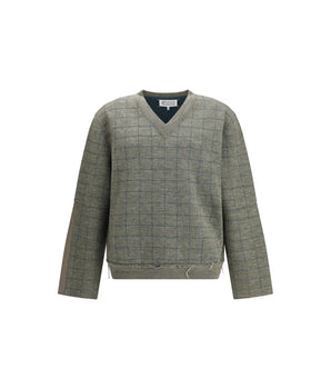 Margiela Green Fleece Wool Sweatshirt